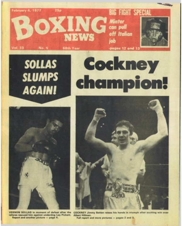 Boxing News magazine  4.2.1977 Download pdf